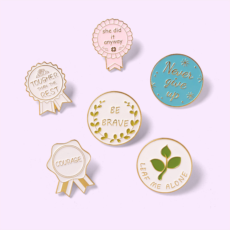 Fashion Pin Geometric Alloy Stoving Varnish No Inlaid Unisex Brooches display picture 12