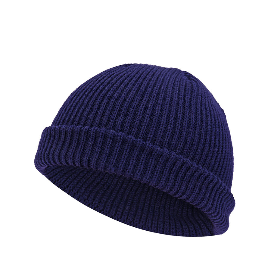 Guapi Short Cold Dome Street Knitted Hat High Elasticity_voghion.com