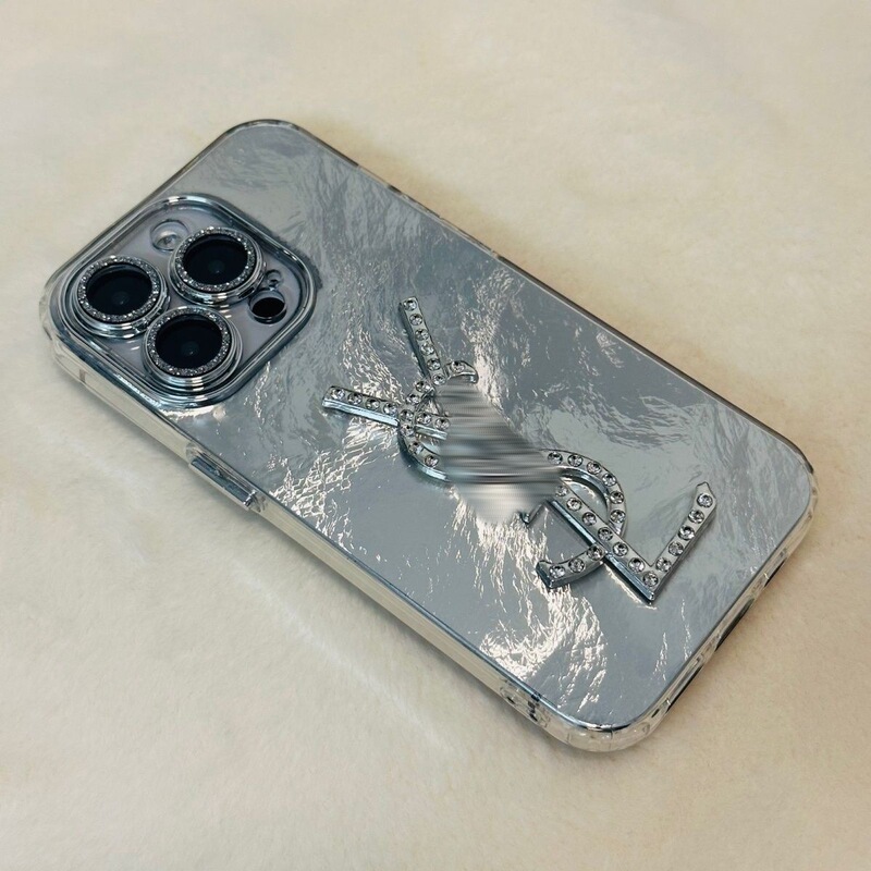 Big Brand Feather Yarn Suitable for Huawei P70 Mobile Phone Case Mate70Pro Glacier Pattern Glitter Powder Fine Hole Glory 300 Hard Case