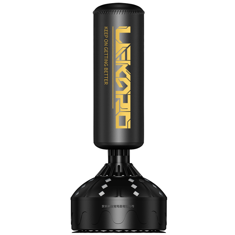 Saco de Boxeo Vertical Redondo de Venta Directa del Fabricante Aibei Jian, Saco de Boxeo de Entrenamiento para el Hogar, Bolsa de Arena Deportiva, Columna de Boxeo para Fitness