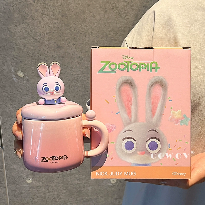 Безумный Зootopia пара с кружкой высокого значения, керамическая кружка для воды, забавная мультяшная творческая кружка для завтрака с молоком и кофе