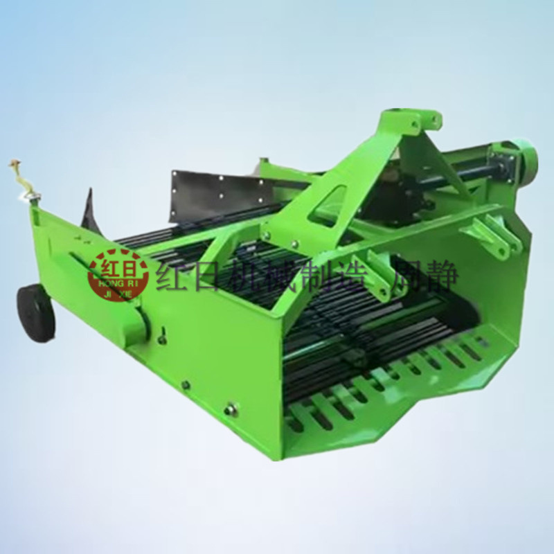 双行土豆收获机  红日机械四轮拖拉机悬挂洋葱收获机