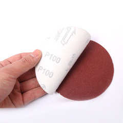 Wholesale flocked sandpaper 4 inches 5 inches 7 inches 9 inches disc sand polishing disc self-adhesive back velvet disc sandpaper