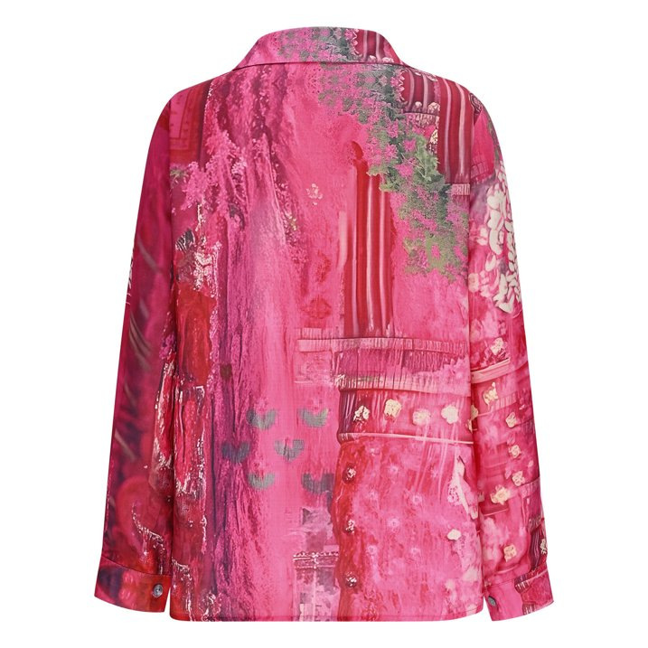 2026 Cross-Border European And American Foreign Trade Women's Clothing Spring/Summer New Vintage Printed Long-Sleeve_ecoleips.com