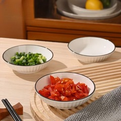 【小额批发】陶瓷4寸蘸料碟陶瓷家用碟子调料小号味碟调料碟醋碟