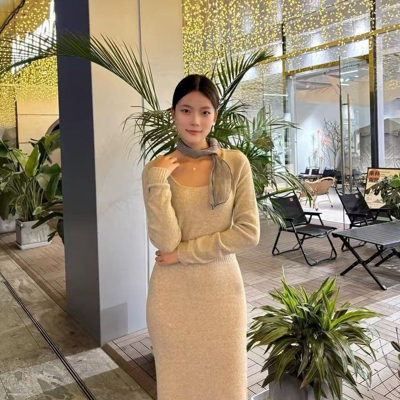 出口日韩细条纹窄小透气文艺丝巾女春秋季百搭装饰护颈小领巾发带|undefined