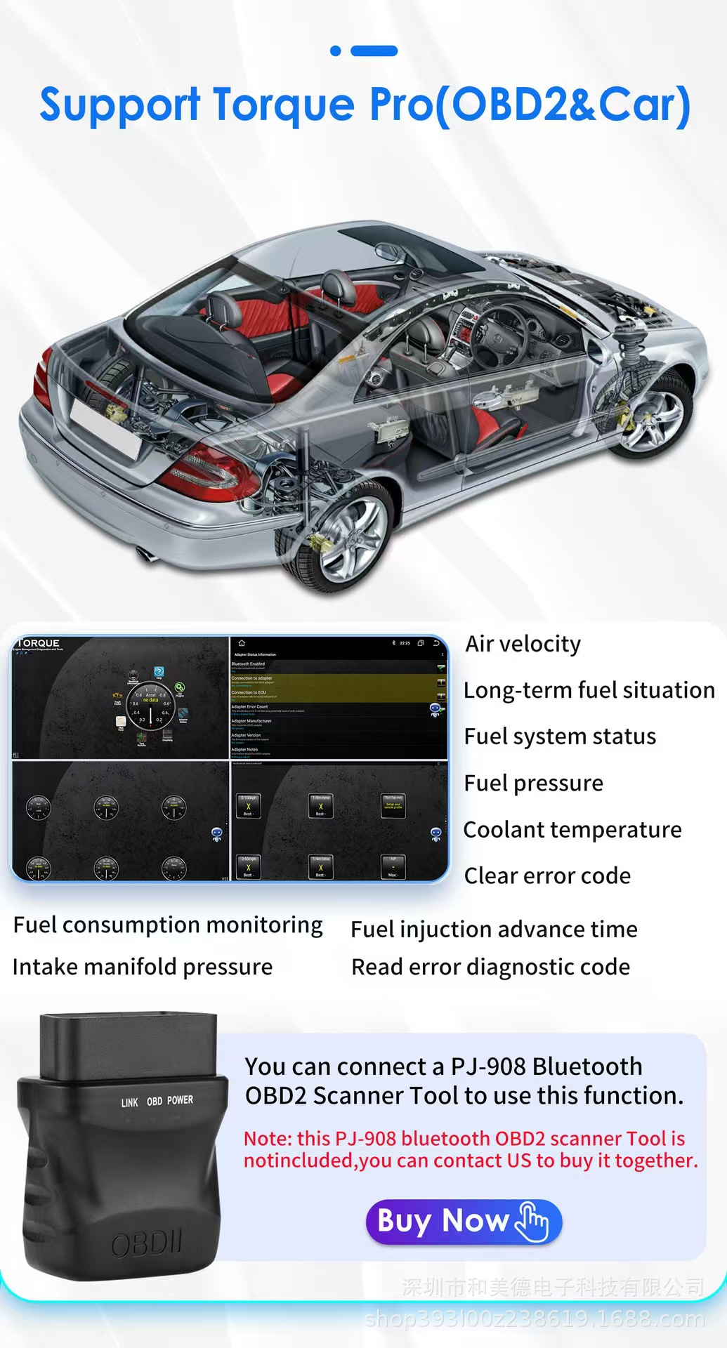 Suitable for Ford Everest 11-16 Models, Vertical Screen 9.7 Wireless Carplay Car Navigation Large Screen All-In-One Device