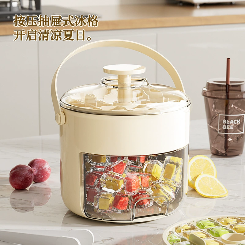 Нажатие на ледяную решётку для льда