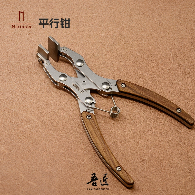 Параллельные плоскогубцы для кожи, ручной работы, для работы с кожей, зажимные плоскогубцы для склеивания, инструмент для плоского края