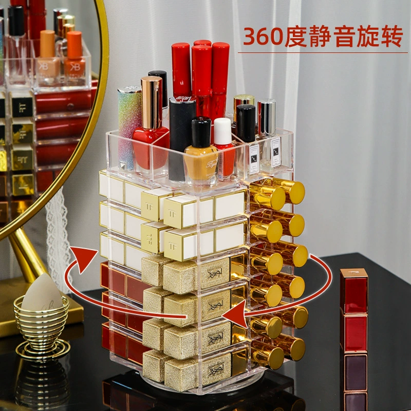 Lipstick, table cosmetic storage box, stand