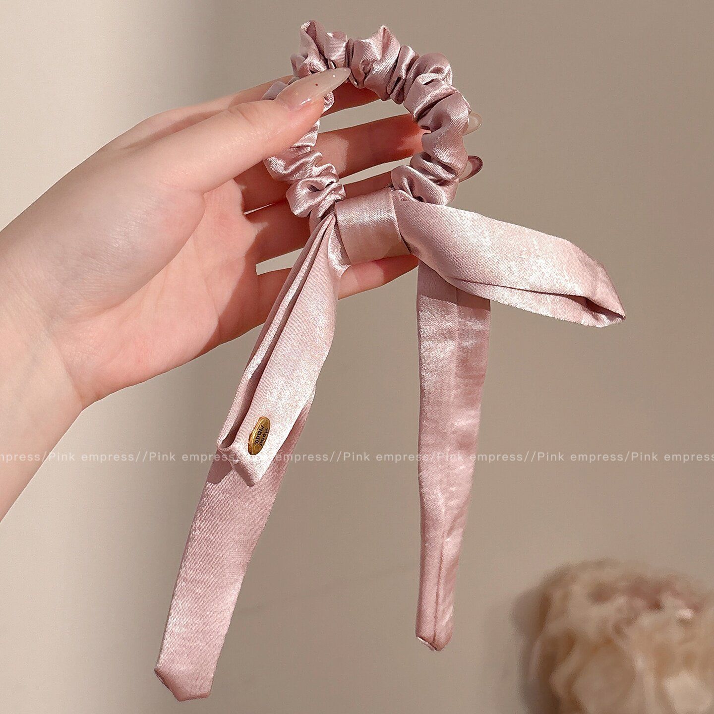 Anillo para el cabello de intestino grueso de gran tamaño coreano, bufanda cuadrada de alta calidad femenina, cuerda para el cabello, banda elástica y duradera, flor de viento perezosa
