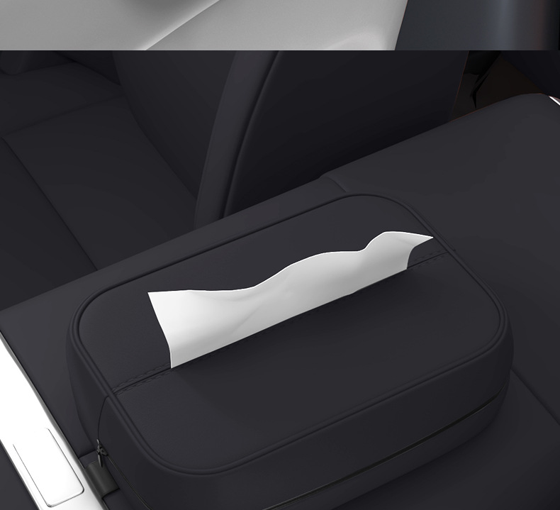 Suitable for Equation Leopard Titanium 7 Car Tissue Box 25 New Seat Hanging Central Control Tissue Bag Interior Decoration Supplies