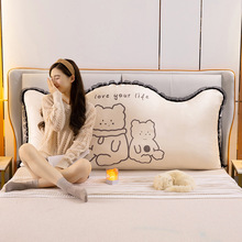 护腰靠垫软包卧室抱枕爆款新款2025卡通欧式宝宝绒床头靠垫靠背
