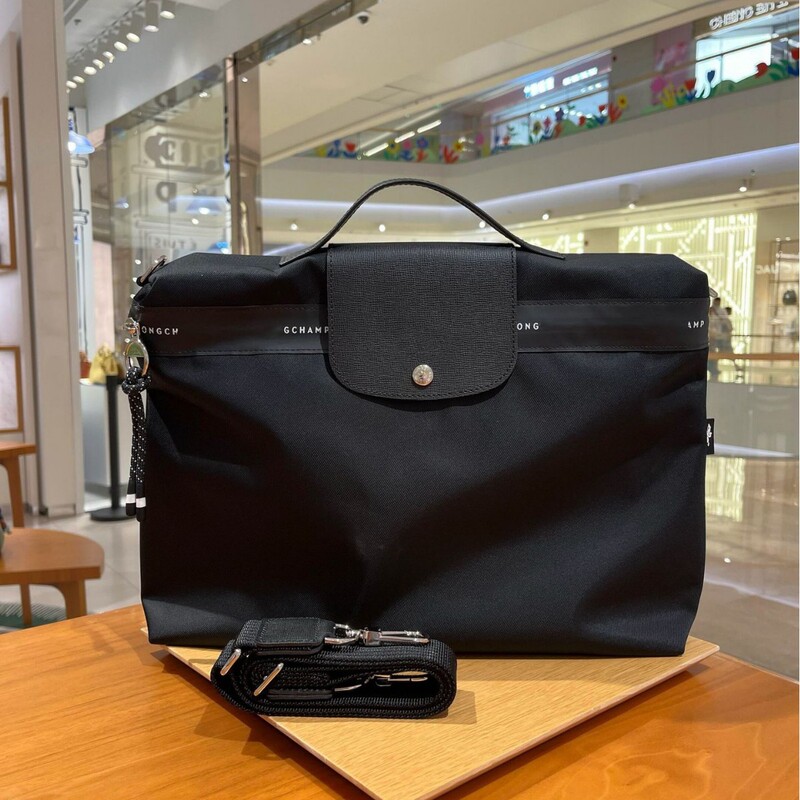 New Longxiang Energy Computer Bag Briefcase Recycled Nylon Men's Bag Handbag Crossbody Bag Commuter Bag