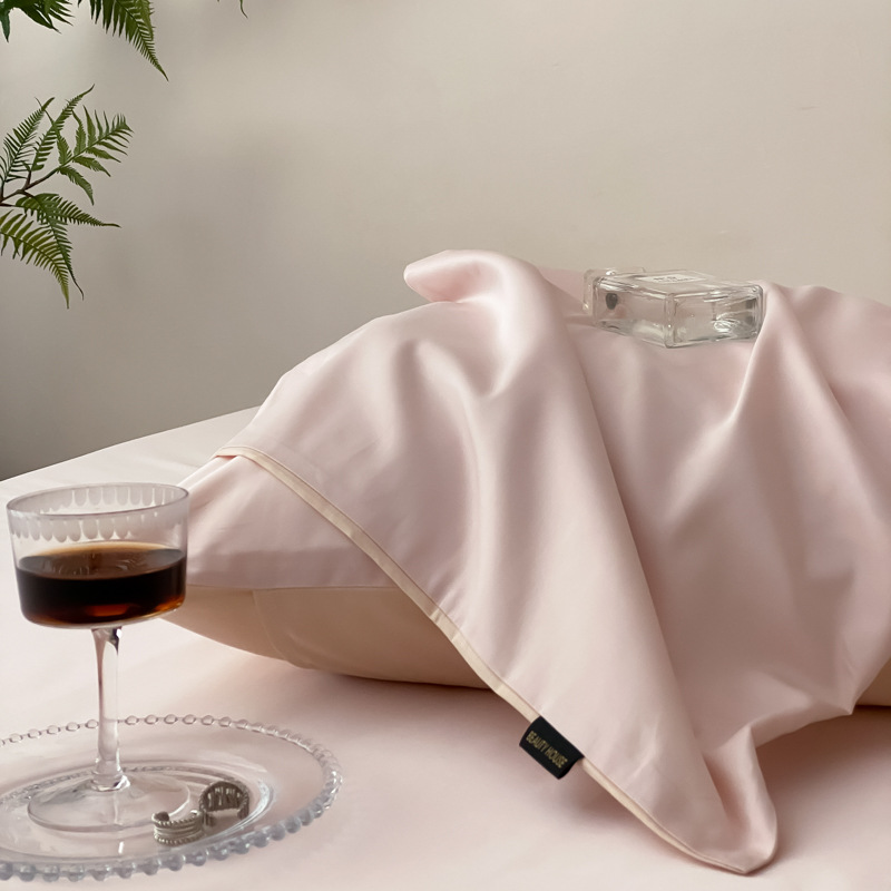 100S algodón largo almohada de algodón un par de paquetes de almohada casera de color sólido nuevo algodón de alta calidad almohada de sensación