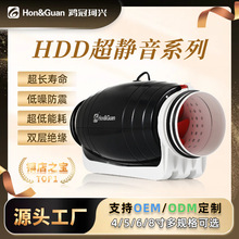 静音风机低噪音酒店开放式厨房排烟斜流式管道强力排烟自带止回阀