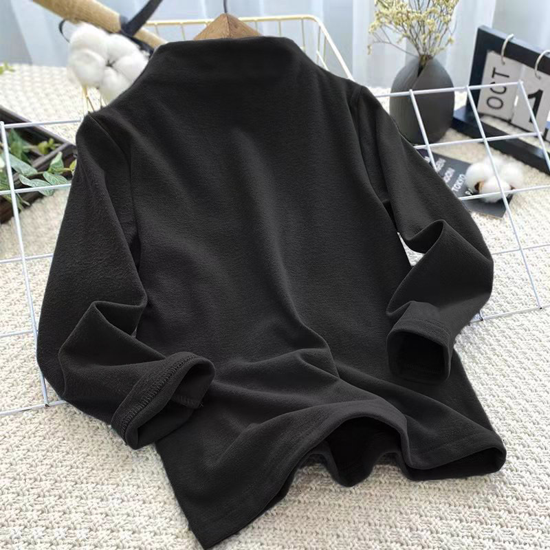 Бесшовный воротник черный