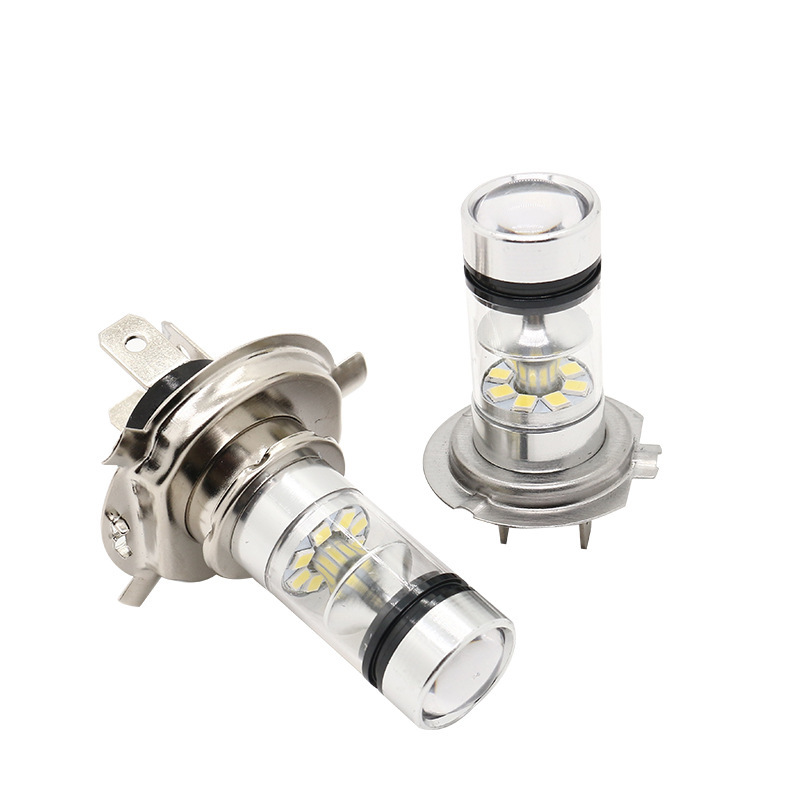 Lámpara de niebla delantera del automóvil LED de alta potencia H4 H7 9005 2835 12LED 100W