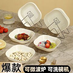 食卓のゴミ皿は骨皿を吐く家庭用骨皿のアイデアプラスチック皿の小皿皿はベースの骨皿を持っている