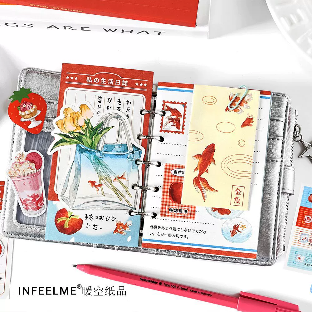 Материальный набор Jilu Infeel.Me Showa commemorative серия, японские бумажные наклейки и открытки в стиле, assorted themes