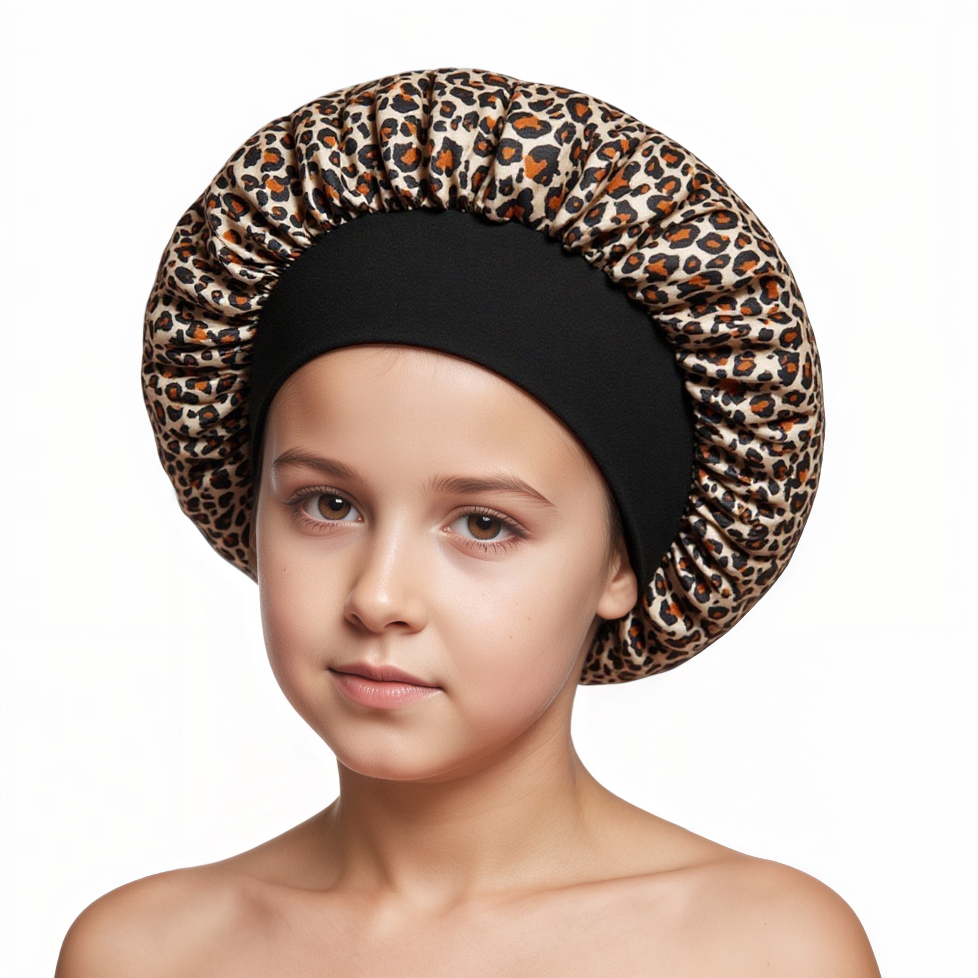Amazon ventas transfronterizas europeas y americanas gorras de dormir de seda elástica gorras redondas gorras de pelo para bebés