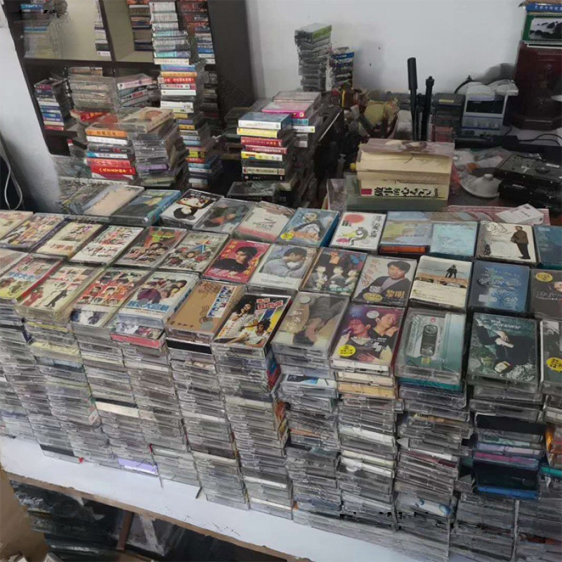 Cassette Tape Wall Retro Nostalgic Restaurant Bar Wall Background Decoration Recording Old Tapes No Package Bare Tapes