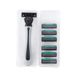 一次性剃须刀刮胡刀酒店用不锈钢3层刀片须刨 手动剃须刀舒适顺滑