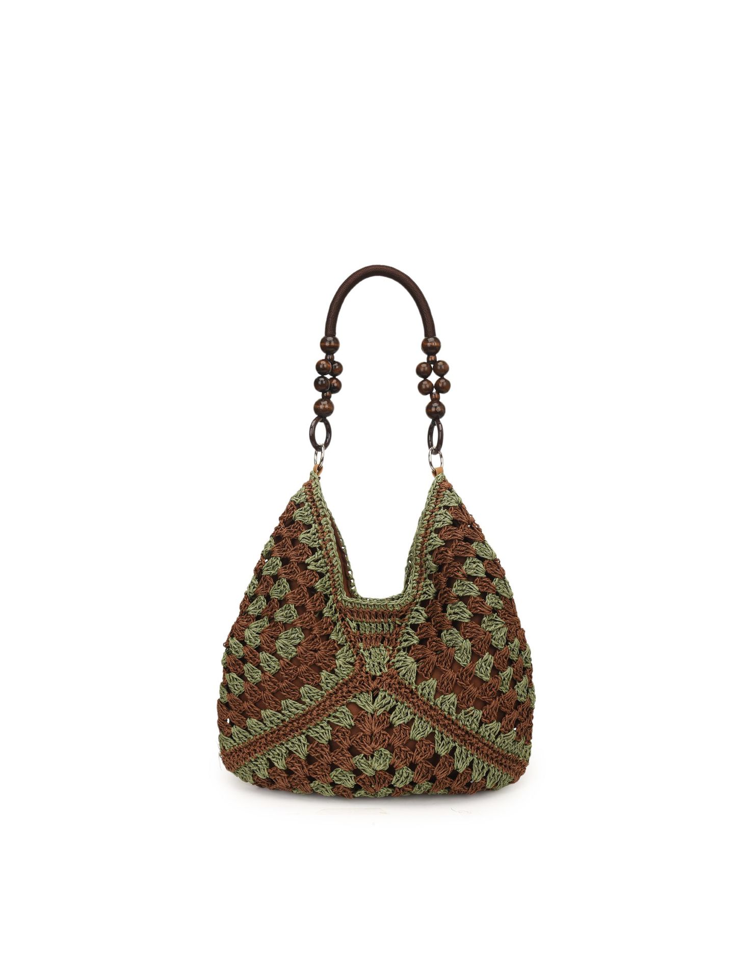 Bolsa de tejido de gran capacidad para mujeres 2026 nuevo verano de vacaciones en la playa bolsa de viaje simple bolsa de arte image 6