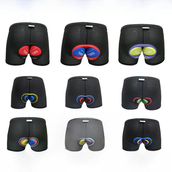 Cross-border new cycling underwear silicone men's and women's road cycling pants bicycle shock absorption cycling clothing underwear in stock