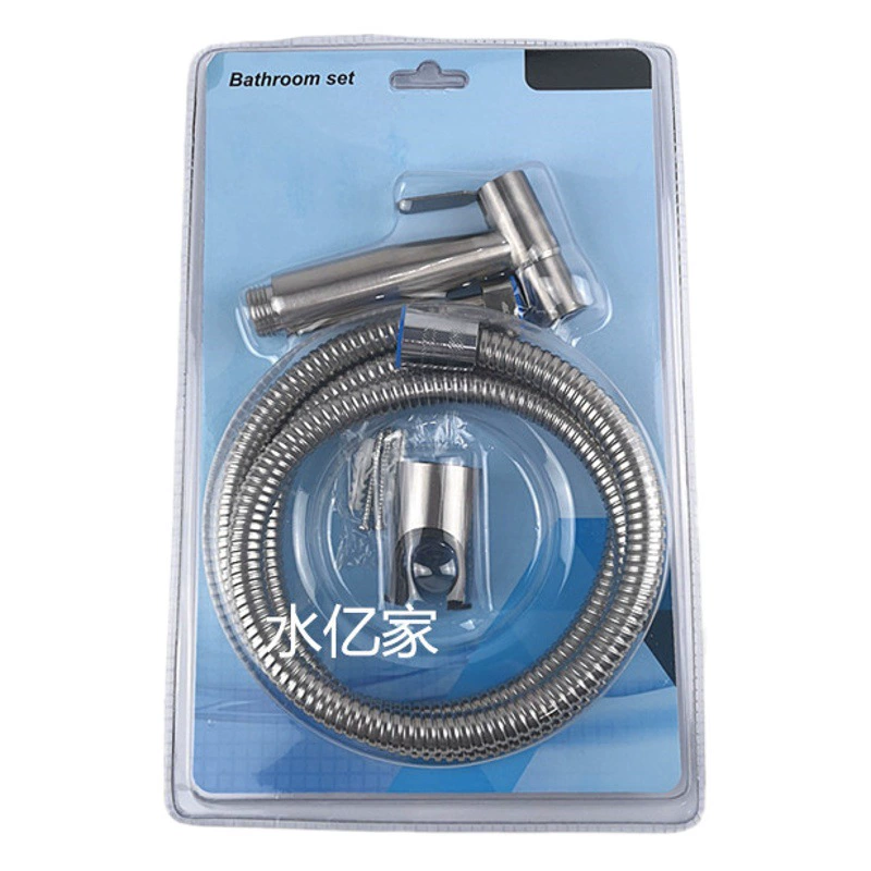 Блистер костюм 304 нержавеющая сталь Туалет пистолет брызга нержавеющей стали пистолет брызга шланга стены сидя костюм стиральная машина костюм