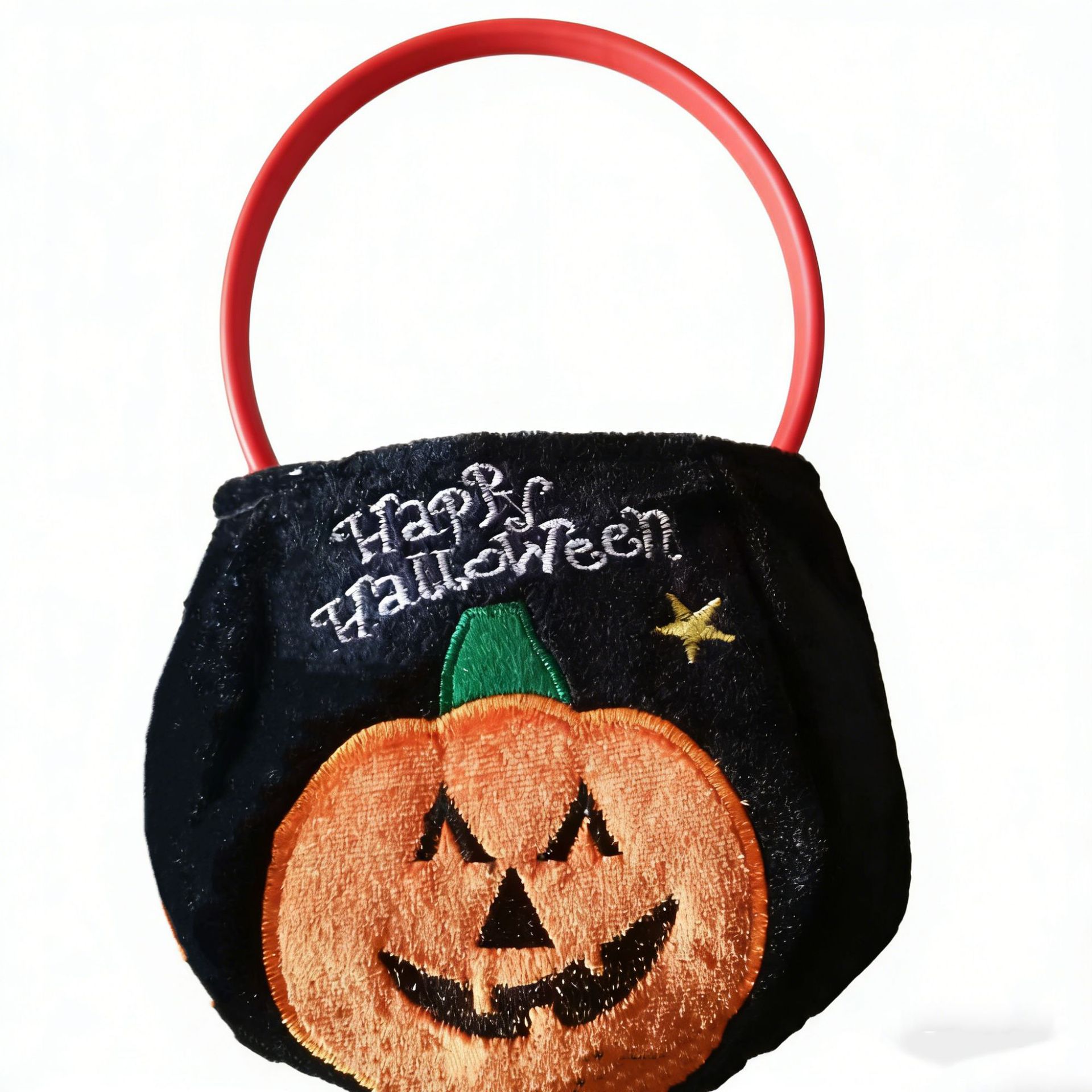 Bolsa de dulces de Halloween portátil bolsas de calabaza tridimensionales para niños regalos props de fiesta de fantasmas brujas transfronterizas props de fiesta de fantasmas