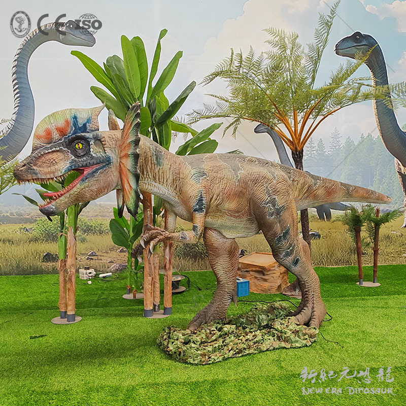 Simulación de dinosaurios Triceratosaurus supergrande modelo de dinosaurio eléctrico arte paisajístico parque de atracciones modelo de dinosaurio