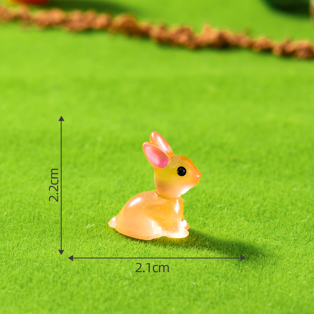 No. 7 Luminous Seven Color Rabbit-Orange Pink