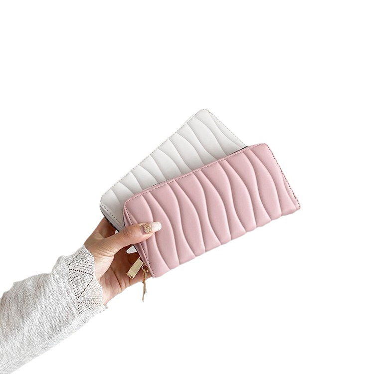 Portfel damski Lingge w długim stylu 2023, nowy, europejski i amerykański, o dużej pojemności, z zamkiem błyskawicznym, do torebki damskiej_voghion.com