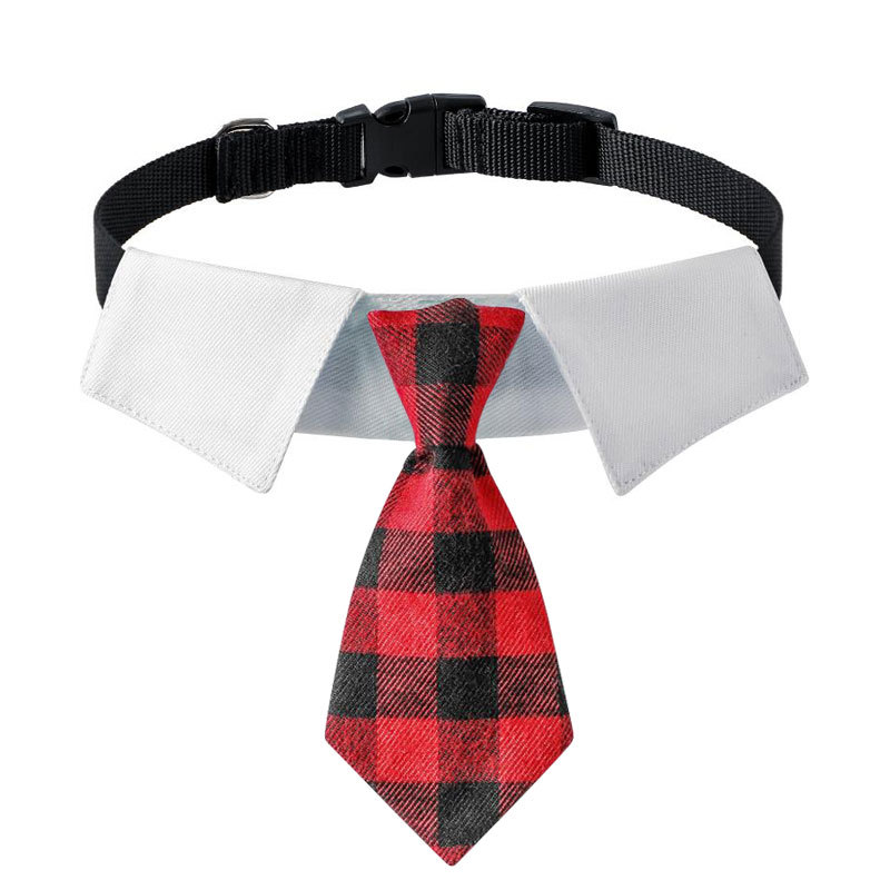 Tanpopo transfronteriza perro estilo británico guapo traje de boda perro mascota ropa corbata collar decoración al por mayor