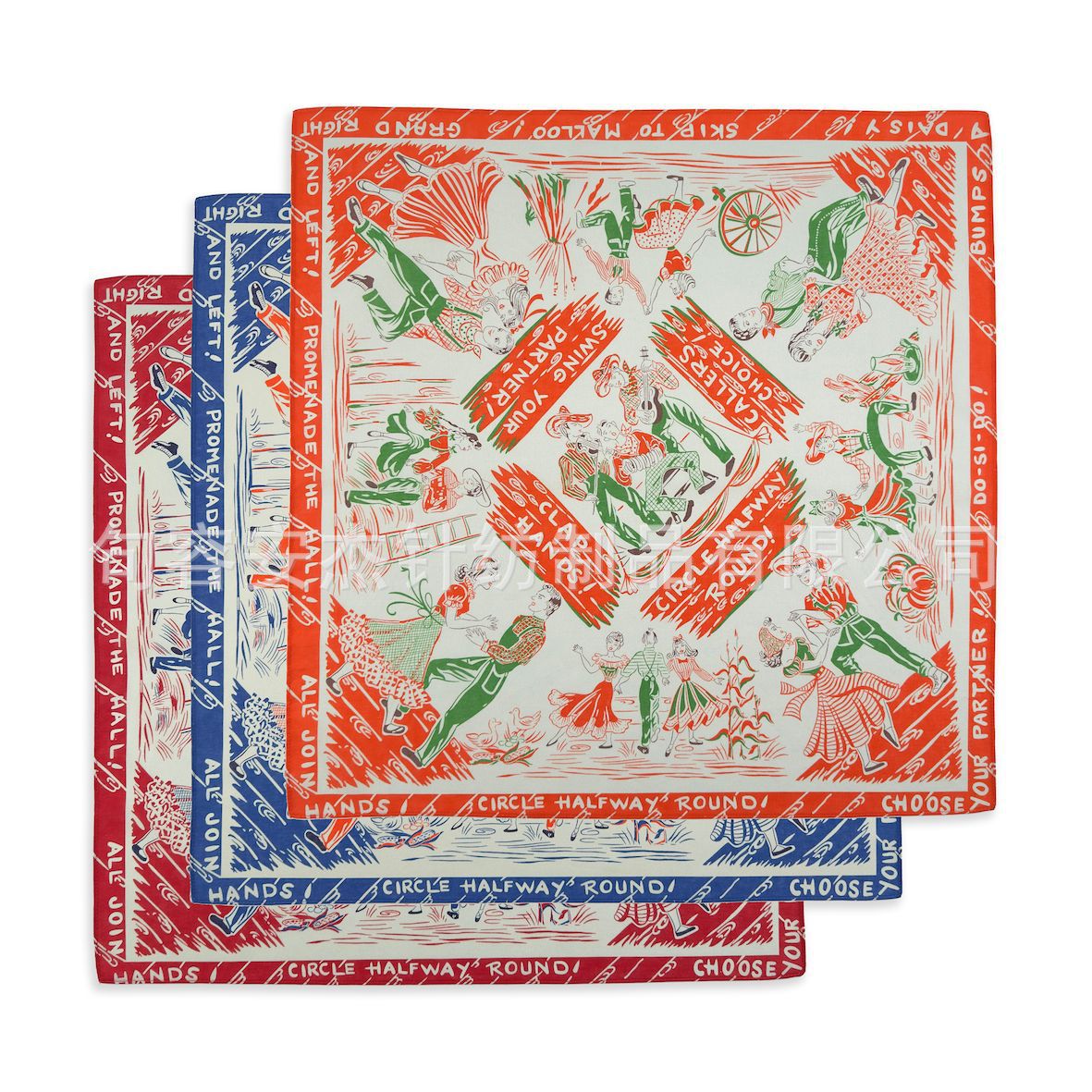 Pure Cotton American Retro vintage printed square scarf ameikaji hip hop Hip Hop Hip Hop scarf scarf face scarf