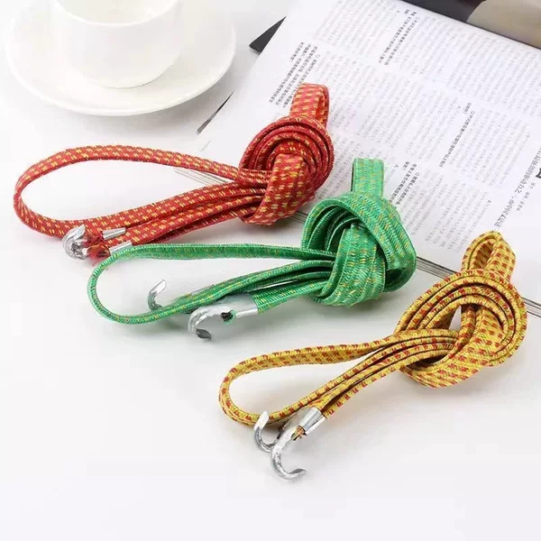 Elastic straps for motorcycles, binding ropes for electric vehicles, luggage elastic ropes, bungee cords, trunk binding elastic ropes