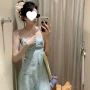 大理法式春季大码连衣裙