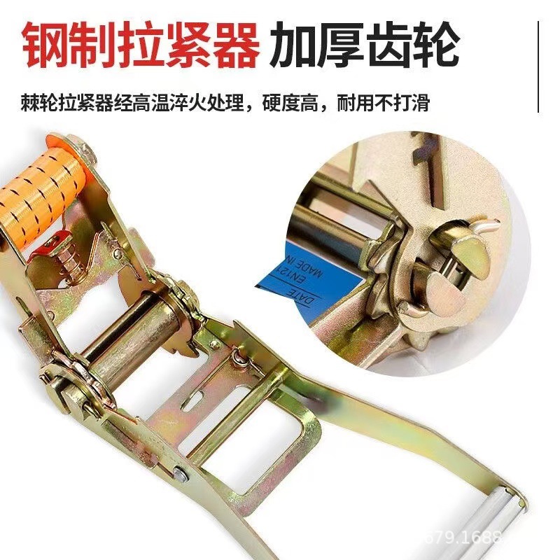 Tightener Universal Binding Tightener 5 Tons Binding Tightener 5t Double Hook Truck Rope Tighter Welding-Free 2 Inch