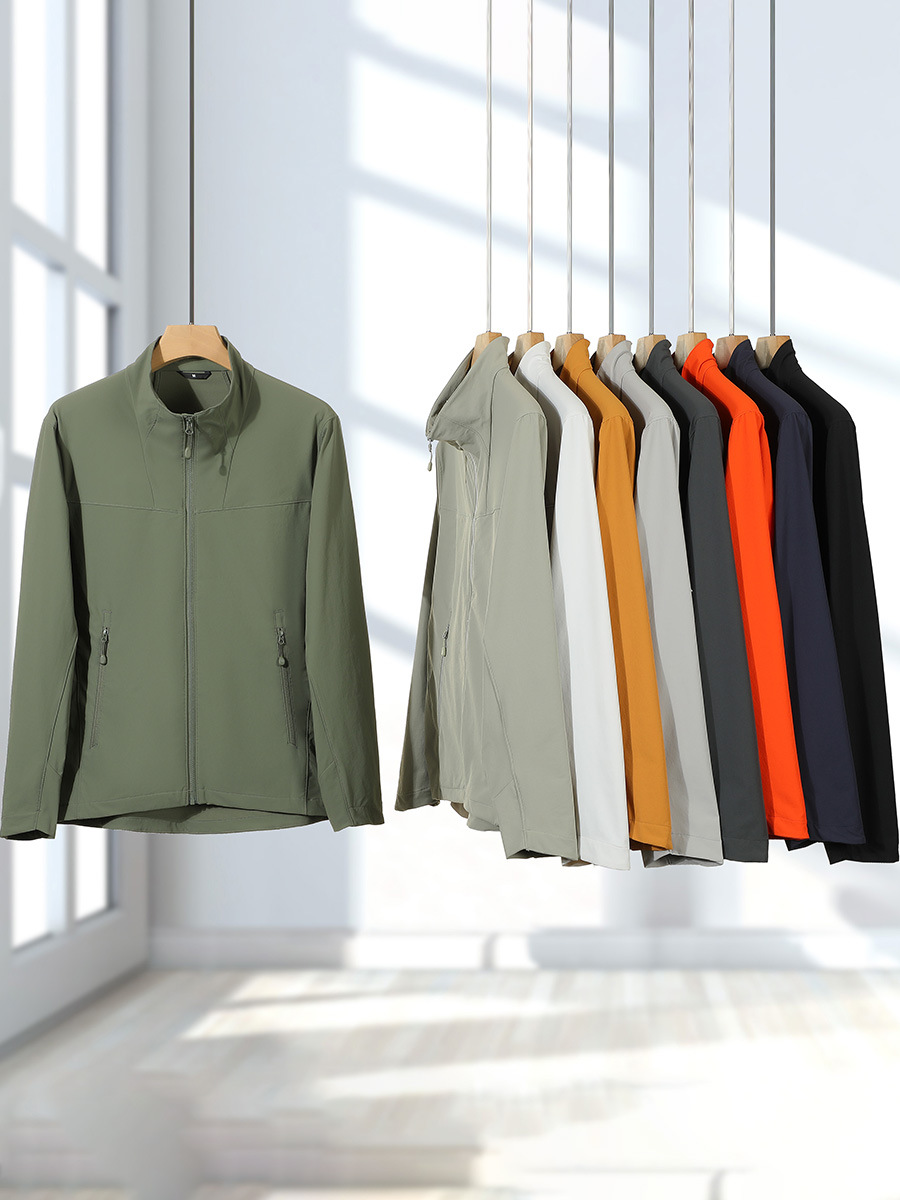 Jacketa de trabajo impermeable de otoño chaqueta de piloto estadounidense transfronteriza chaqueta de cuello de pie casual chaqueta de hombre personalizada