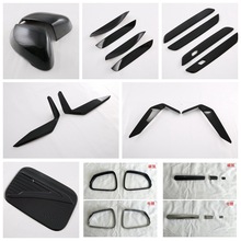适用于23宝马X1外饰改装套件 拉手门腕 倒车镜 油箱盖装饰贴片