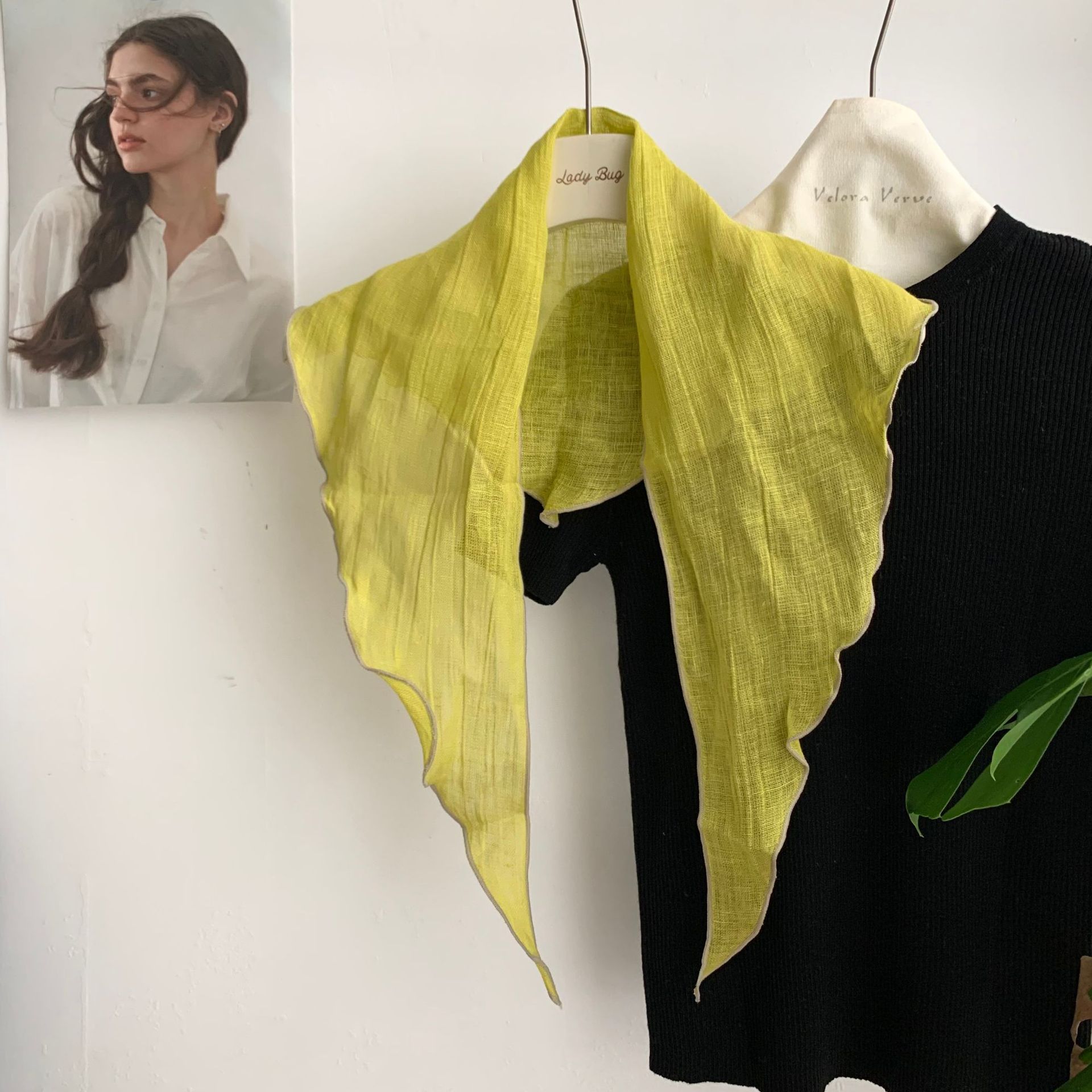 SKU-32 단색 레몬 옐로우