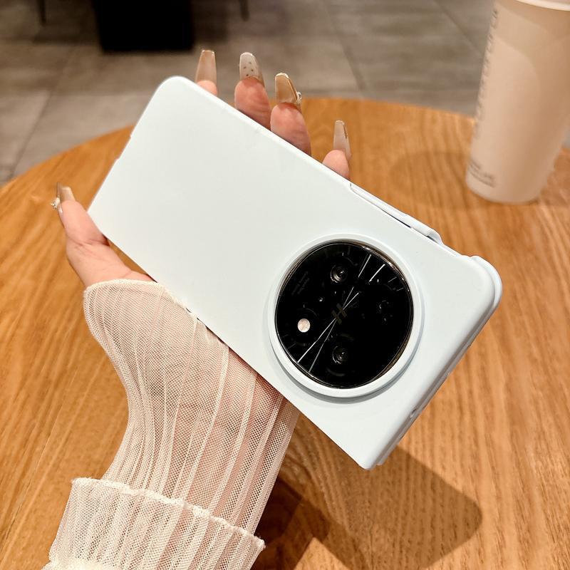 OPPOFindN5 携帯電話ケースに適した新しい折りたたみスクリーンハイエンド液体シリコーンフリップカバー落下防止保護カバー女性用|undefined