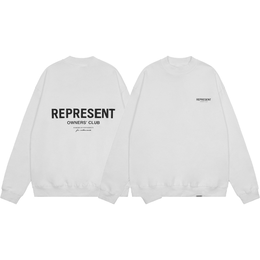 Versión correcta representan letra básica de impresión los hombres y las mujeres suelta cuello redondo suéter casual moda