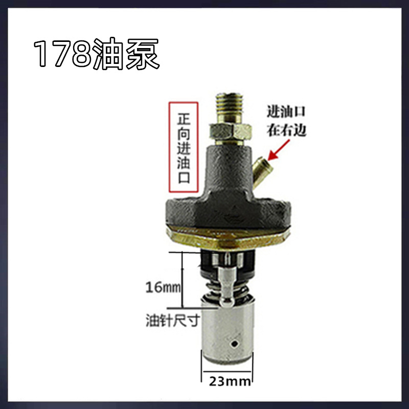 Conjunto de boquilla de bomba de inyección de combustible de accesorios de Sierpe diesel refrigerado por aire 173F178F186FA192F195 inyector de combustible