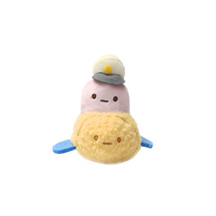 日本の角の生物のキャンプのピクニックの天ぷらのエビの揚げ物の飛行機のキーホルダーのサーモンのパラシュートのペンダントのぬいぐるみ