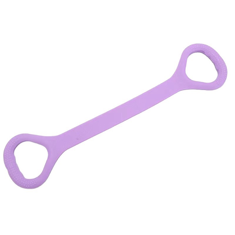 Dispositivo de tracción de 8 caracteres, cinturón elástico de ocho caracteres TPE, cuerda elástica para abrir espalda, espalda hermosa, cuerda de tracción de silicona, dispositivo para abrir hombros, deportes de fitness