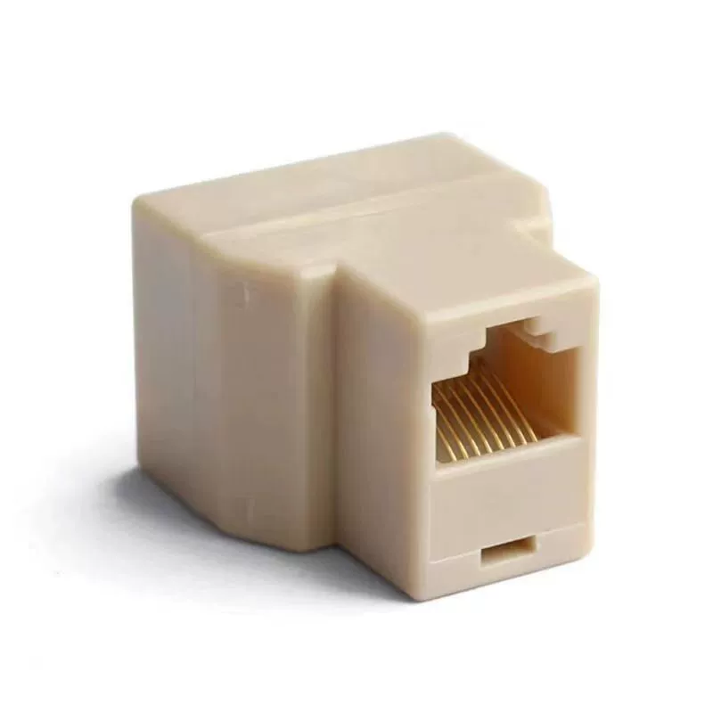Сеть кабель гнездо Tee голова Netcom голова RJ45 сеть Tee головка сетевой кабель разъем 1 точка 2 адаптер горячая распродажа
