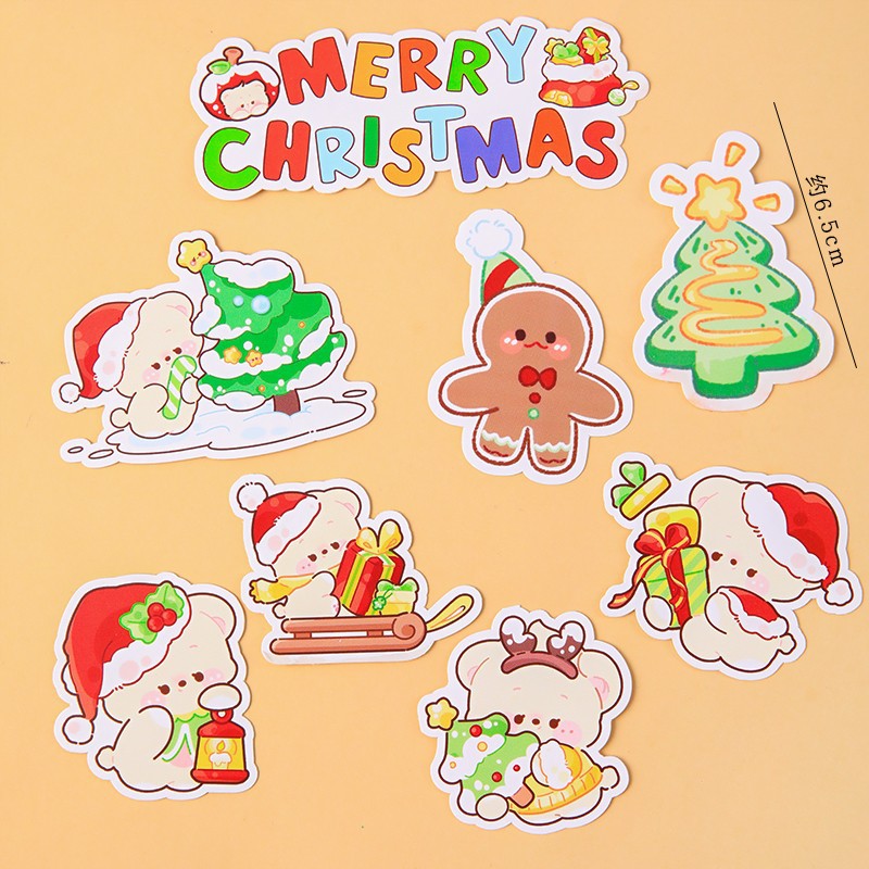 Christmas gingerbread man Christmas tree inserts 10 sets