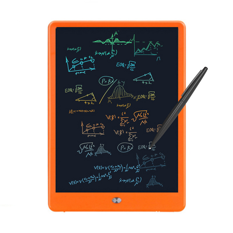 10寸彩色液晶手寫板外框橙色跨境專供寫字板兒童繪畫學習小黑板